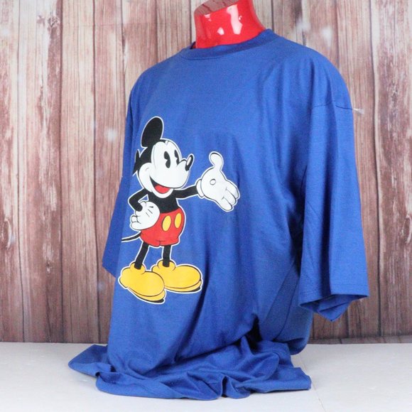 Vintage 80s 90s Disney Wear Mickey Mouse One Size Fits All Tee Shirt VTG - Picture 2 of 9